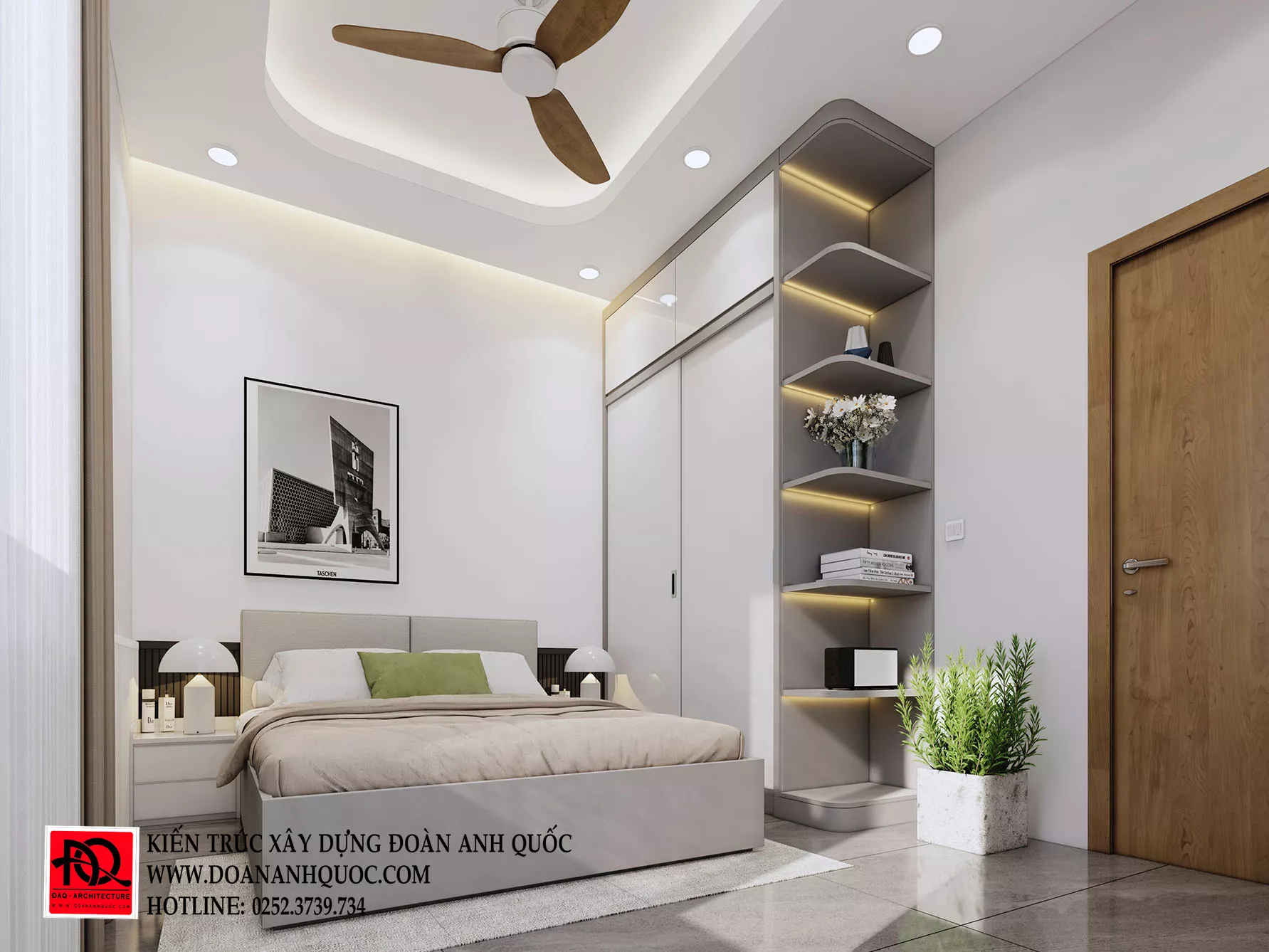 Thiết kế nội thất nhà cấp 4 hiện đại đơn giản tại Phan Thiết
